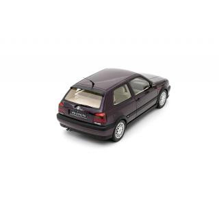 VOLKSWAGEN VW GOLF III VR 6 SYNCRO PURPLE 1995 OttOmobile 1:18 Resinemodell (Türen, Motorhaube... nicht zu öffnen!)
